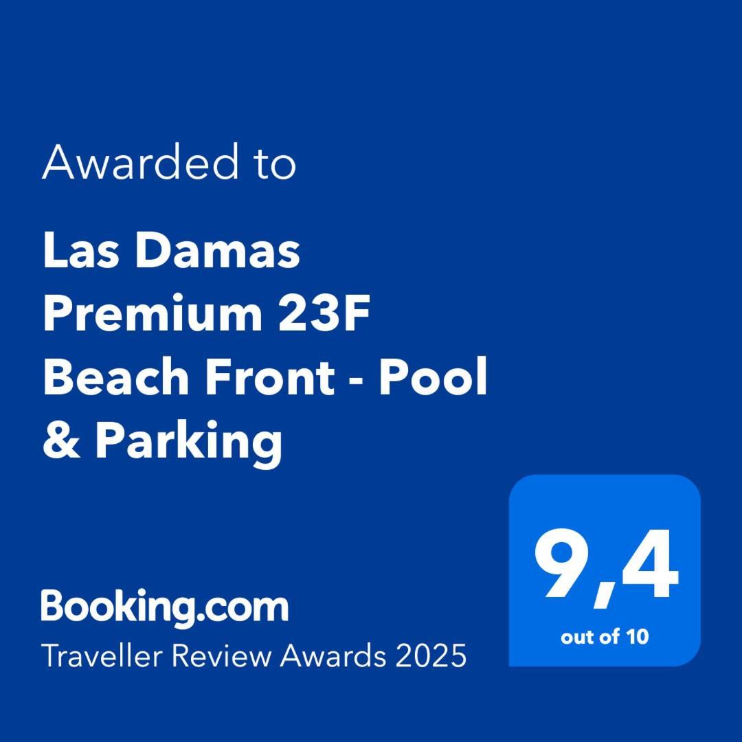 Las Damas Premium 23F Beach Front - Pool & Parking Benidorm Exterior foto